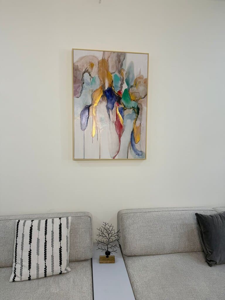 70x100 Hand Painted Gorgeous Arts with Frame 3