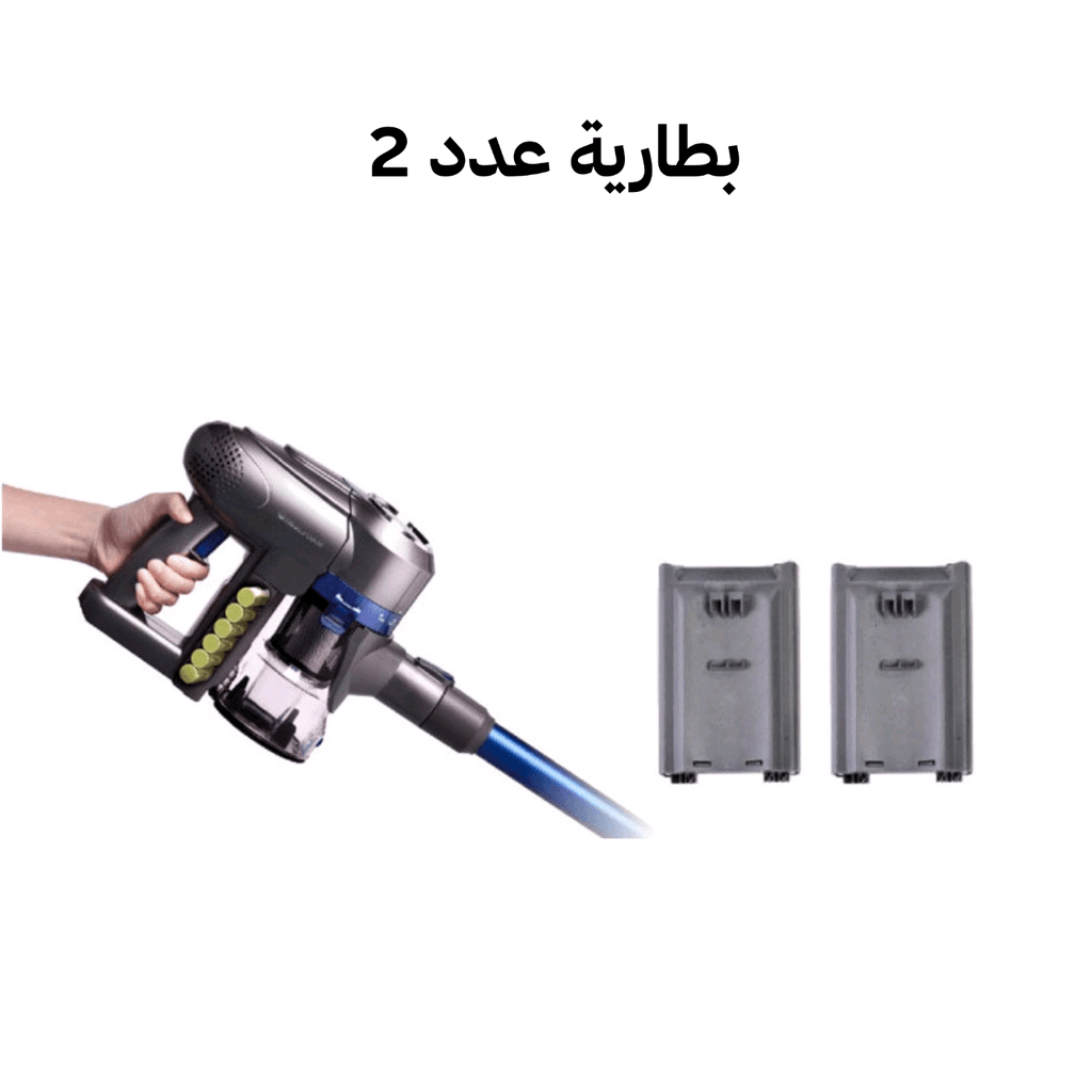 مكنسة لاسلكية يابانية قوة سحب جبارة 20 كيلو باسكال مع بطارية عدد 2 9