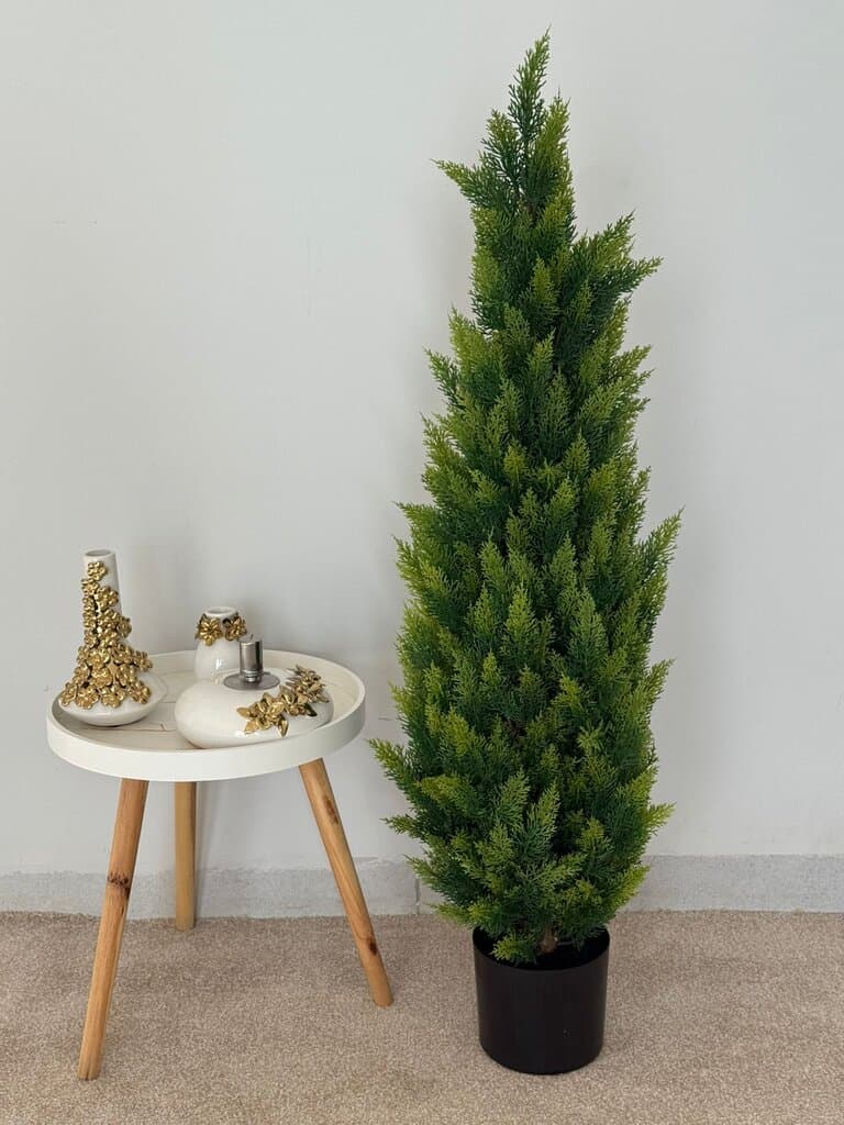 Elegance Green Cypress Decor - Artificial Plant 1