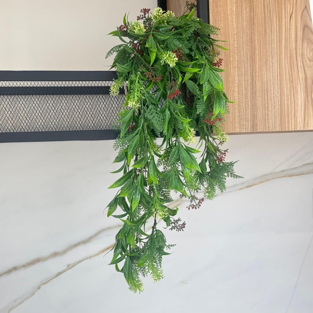 Lush Green Trail - Artificial Hanging Plant 1