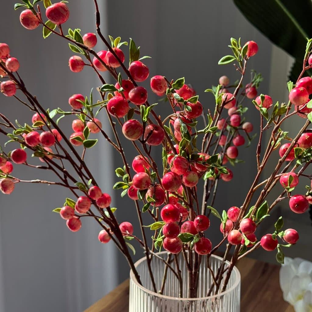 Blush Peach Blossom Fruit Branch 2
