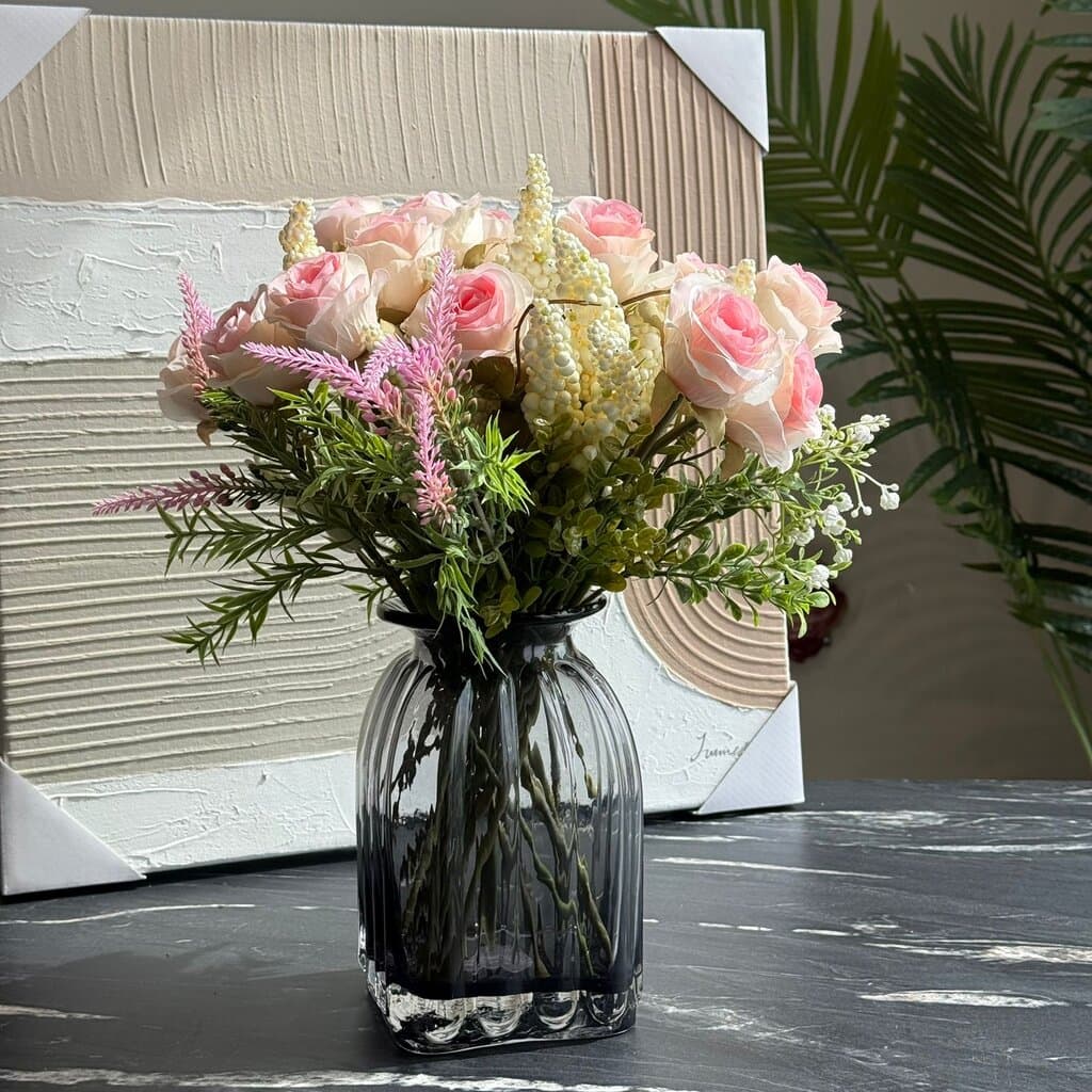 Artificial Rose Bouquet – Real Touch Decorative Flowers 2