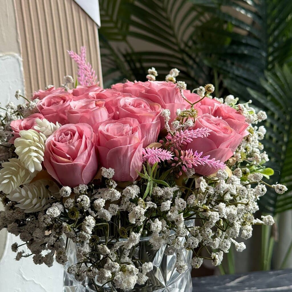 Artificial Rose Bouquet – Real Touch Decorative Flowers 5