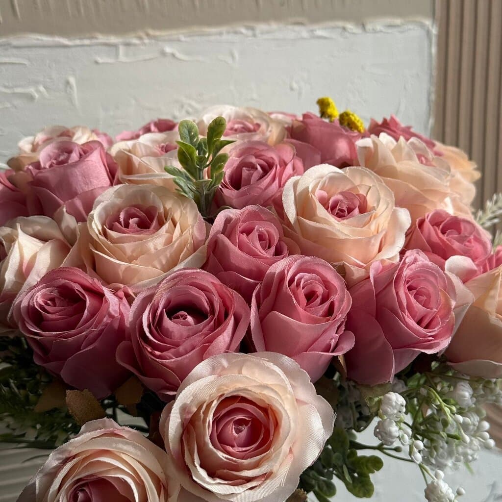 Artificial Rose Bouquet – Real Touch Decorative Flowers 6