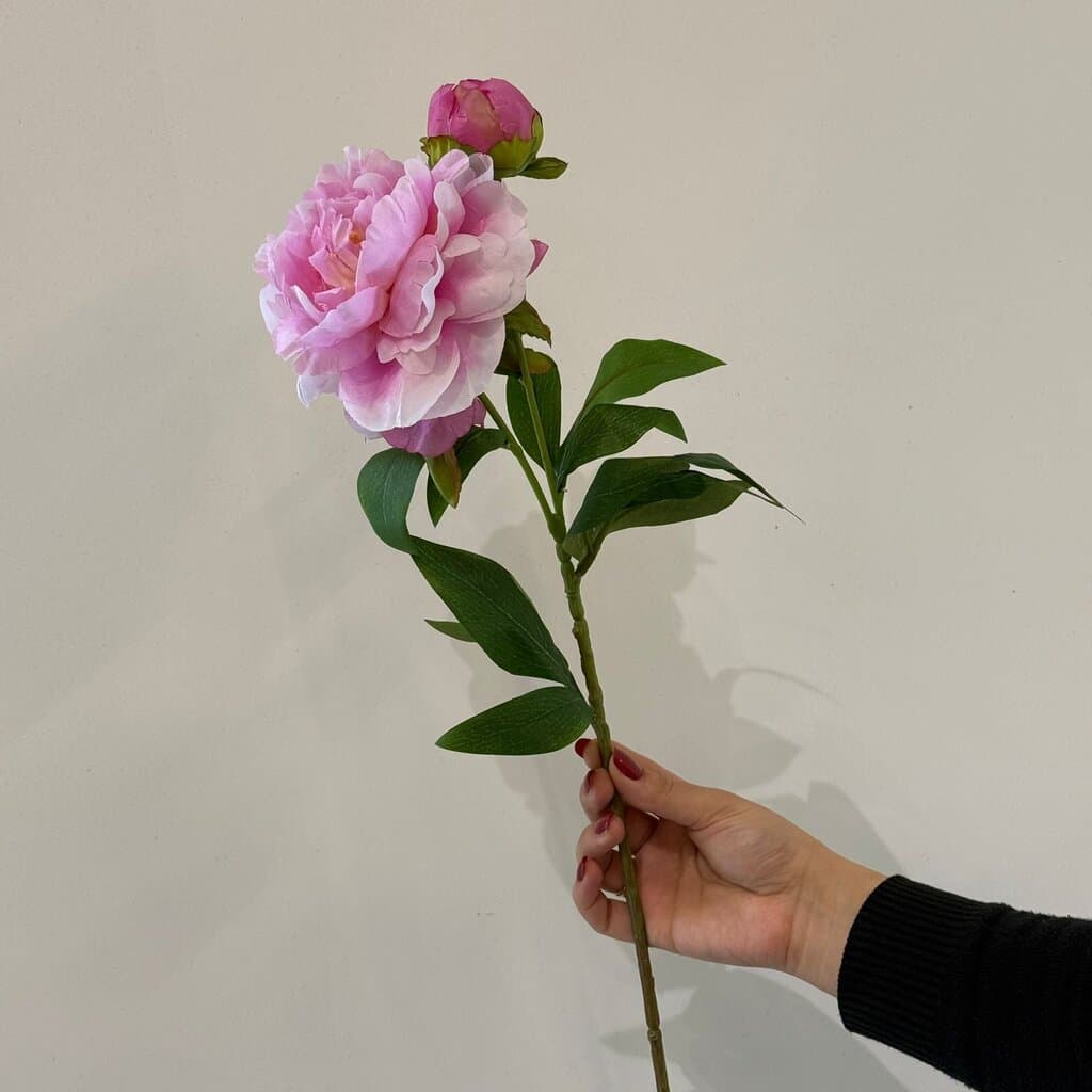 Artificial Peony Flower Stem 5