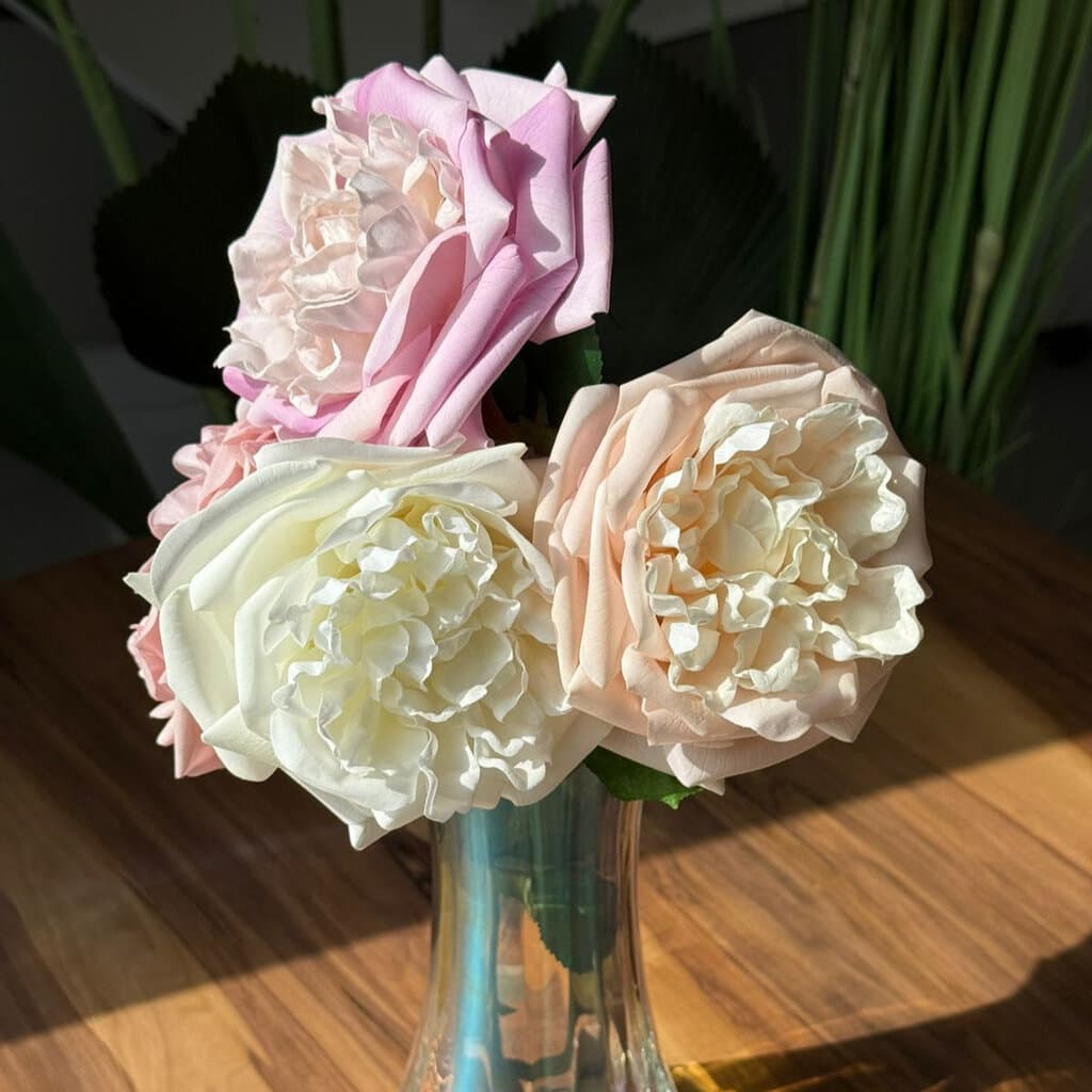Everbloom Garden Rose Stem 6