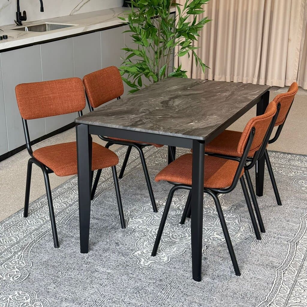 MARQUEE PALADIN Table & Diva Modern Chair – Luxury Dining Set 1