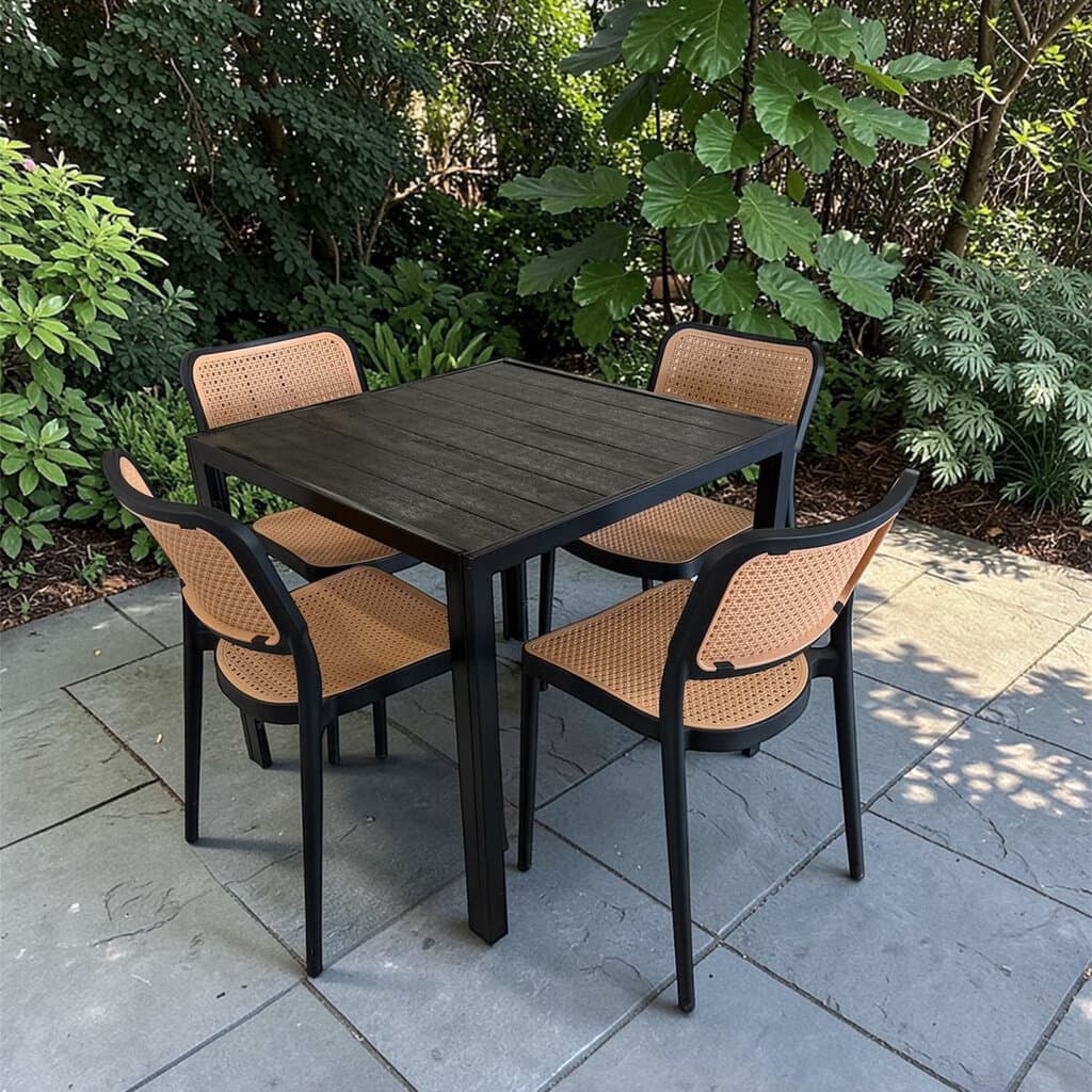 MARY Chair & Vera Table Outdoor Furniture Set 1