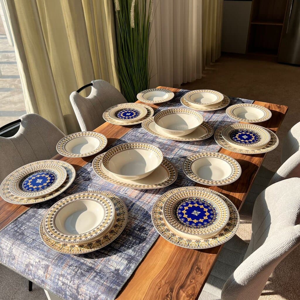 22PCS Classic Dining Tableware Set 4