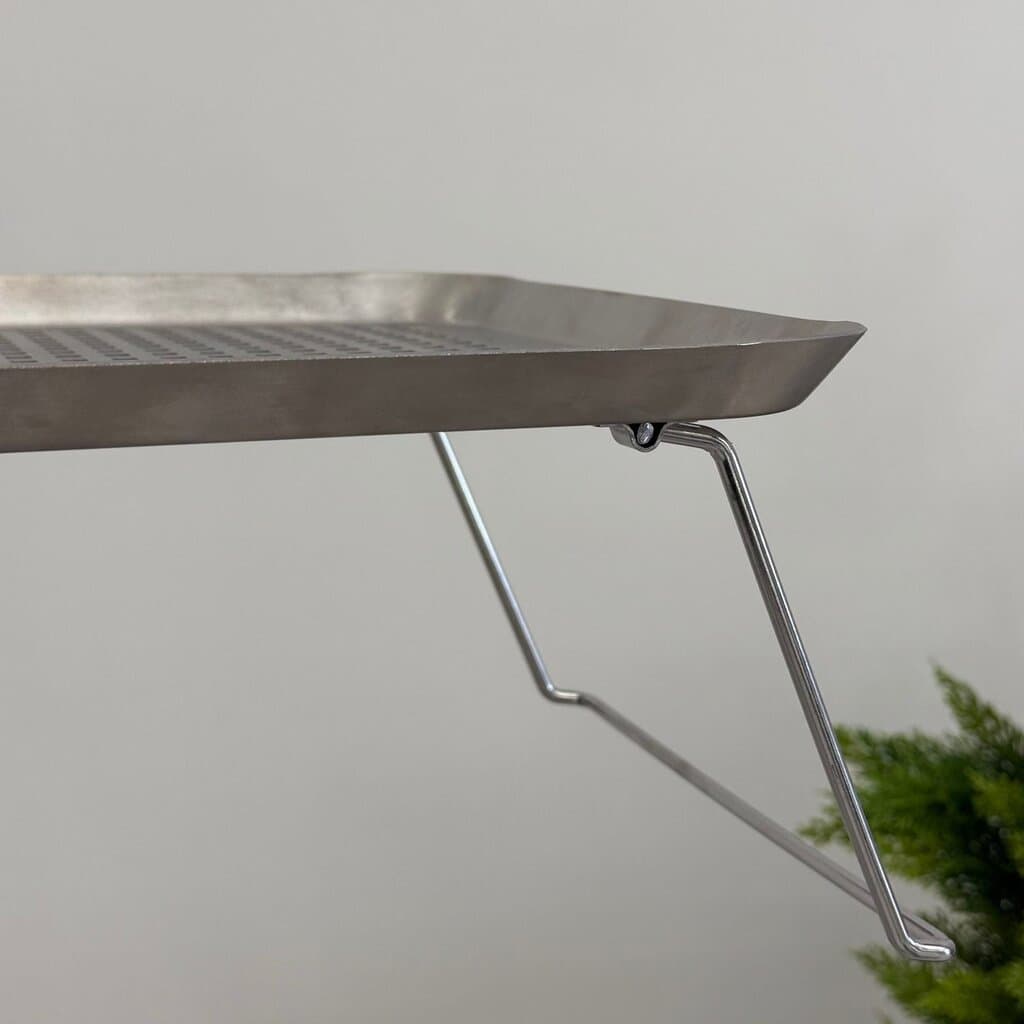 Foldable Metal BBQ Grilling Tray Table 3