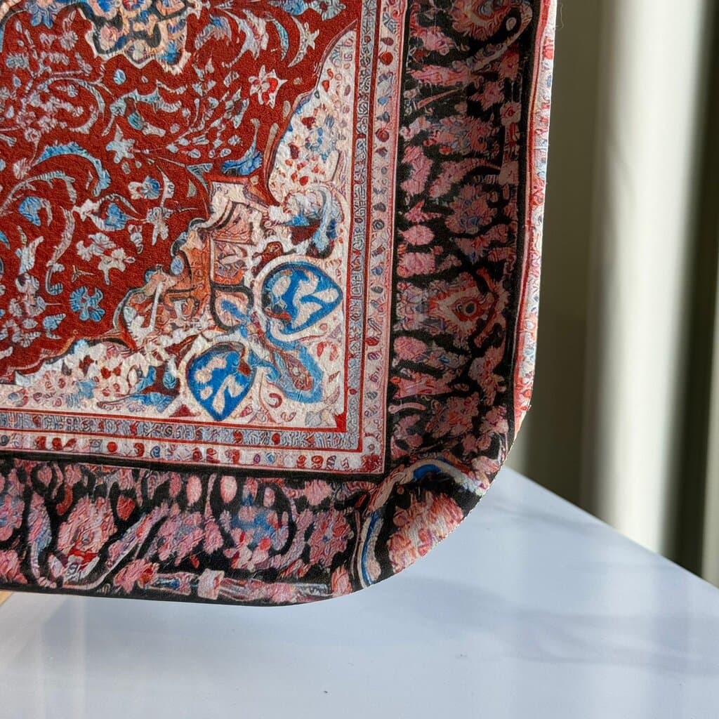 Royal Red Pattern Serving Tray 2