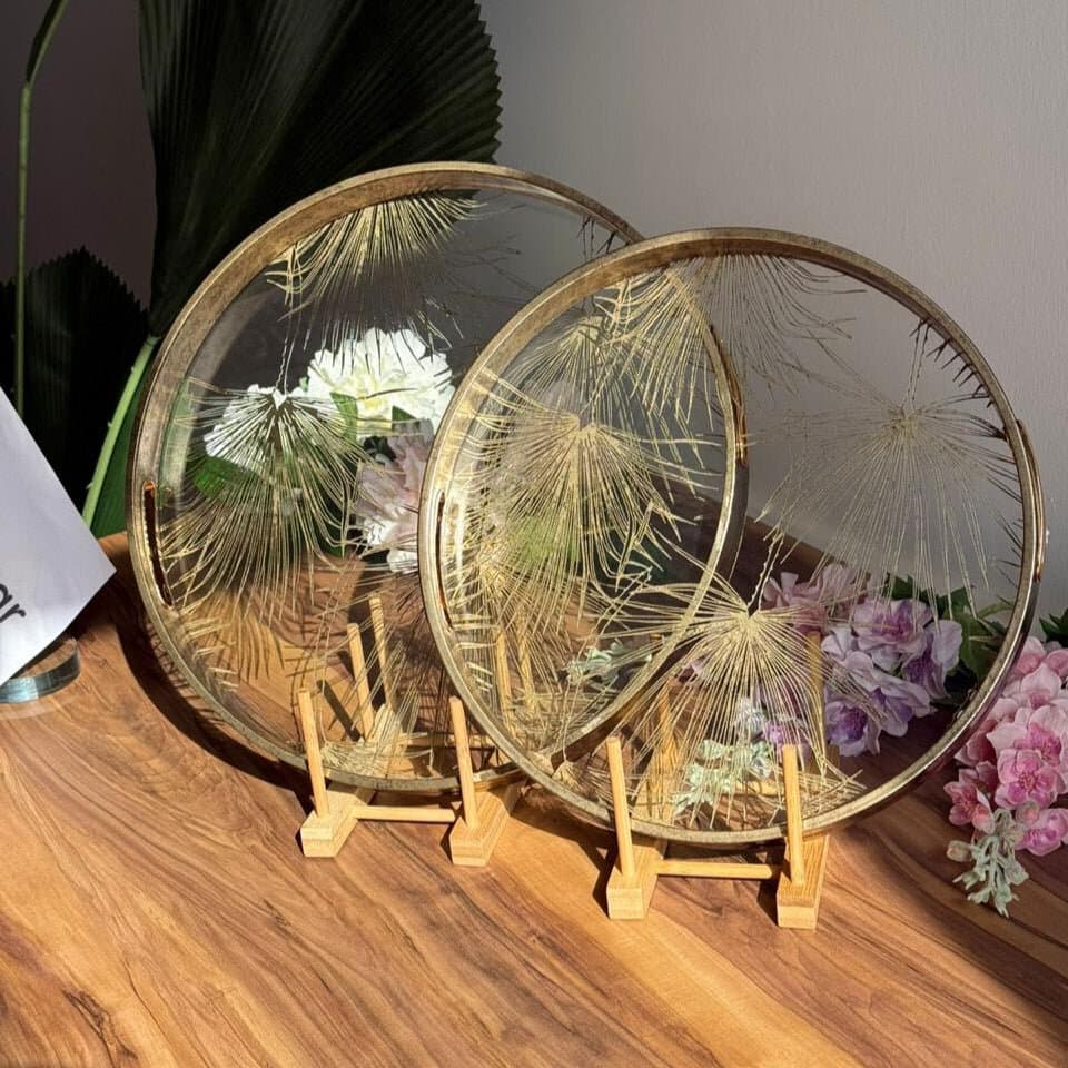 Round Luxury Serving Trays 4