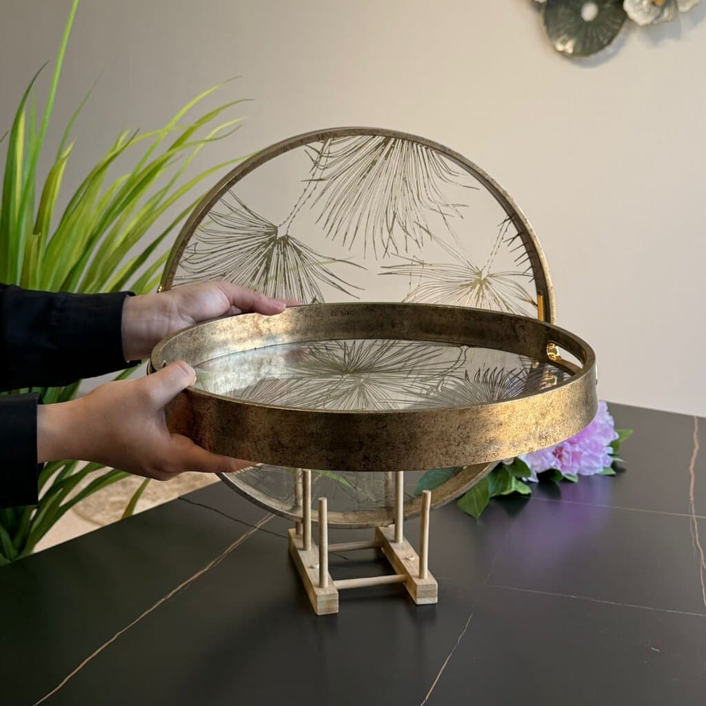 Round Luxury Serving Trays 8