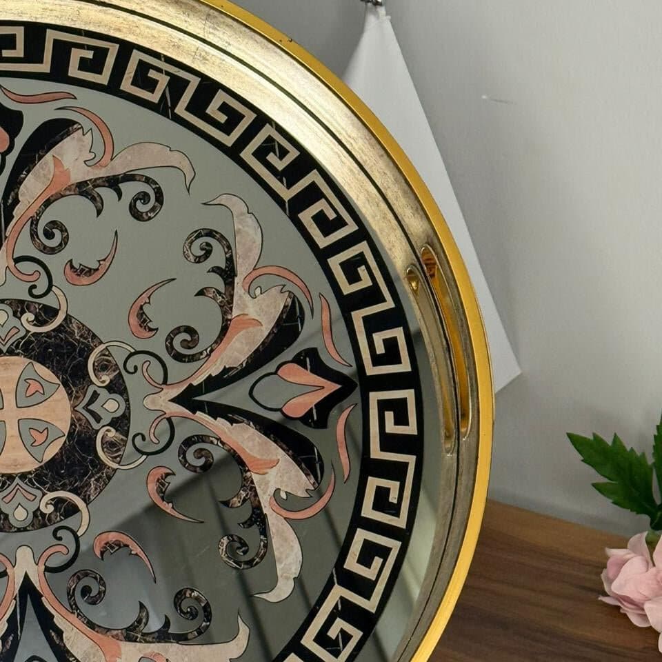 Golden Ornamental Classical Tray 4