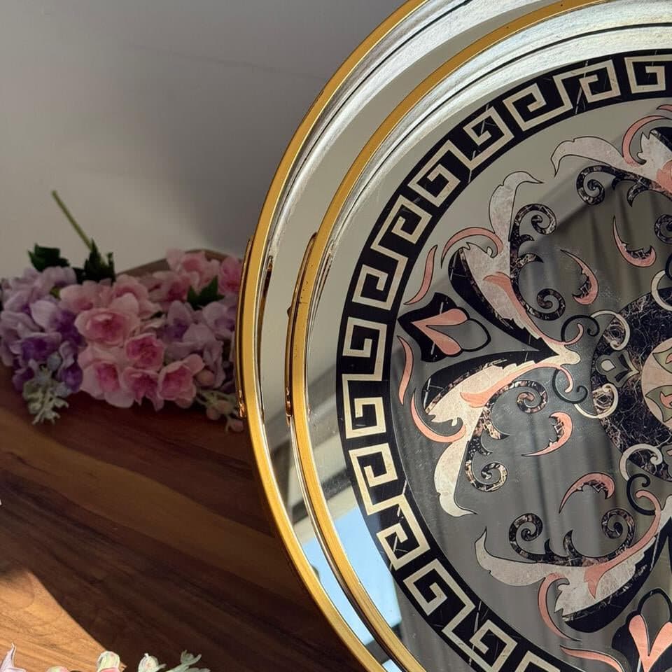 Golden Ornamental Classical Tray 5