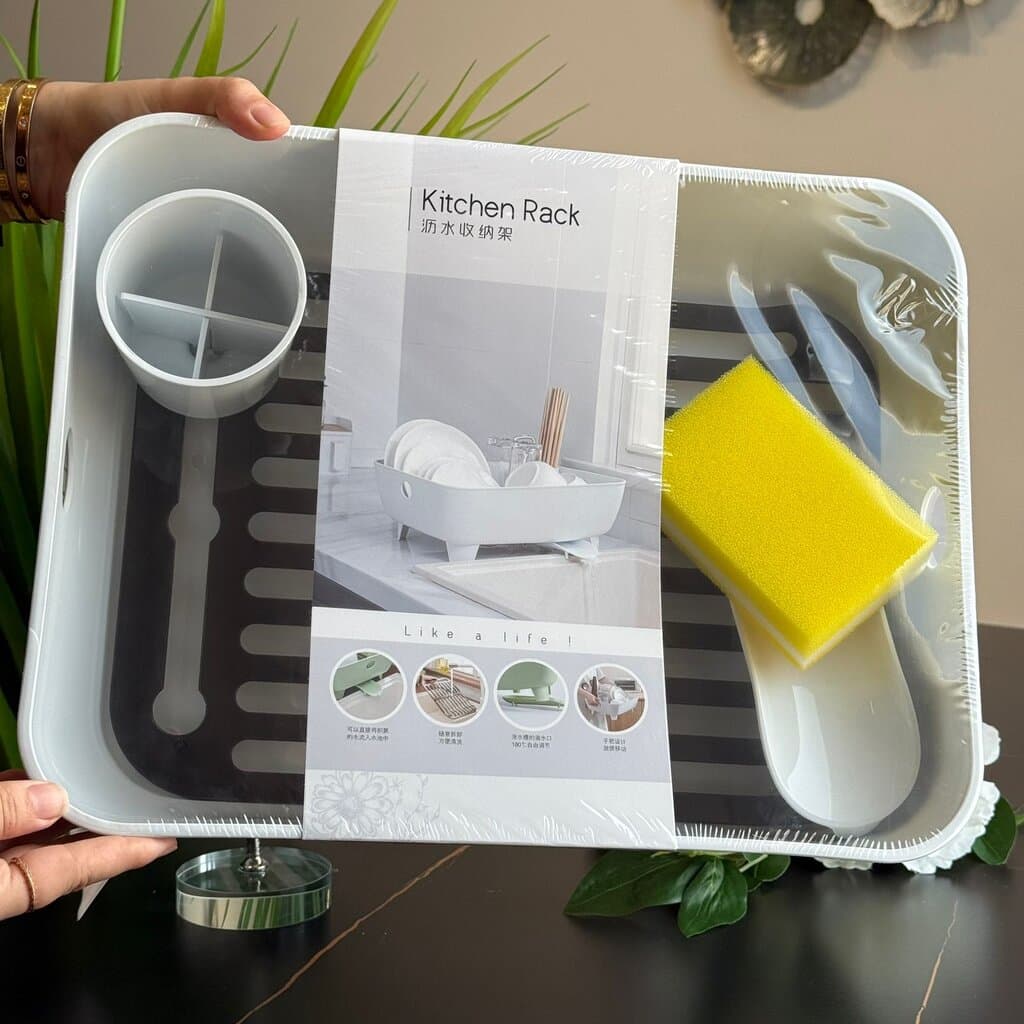 Durable Plastic Kitchen Dish Drying Rack 2