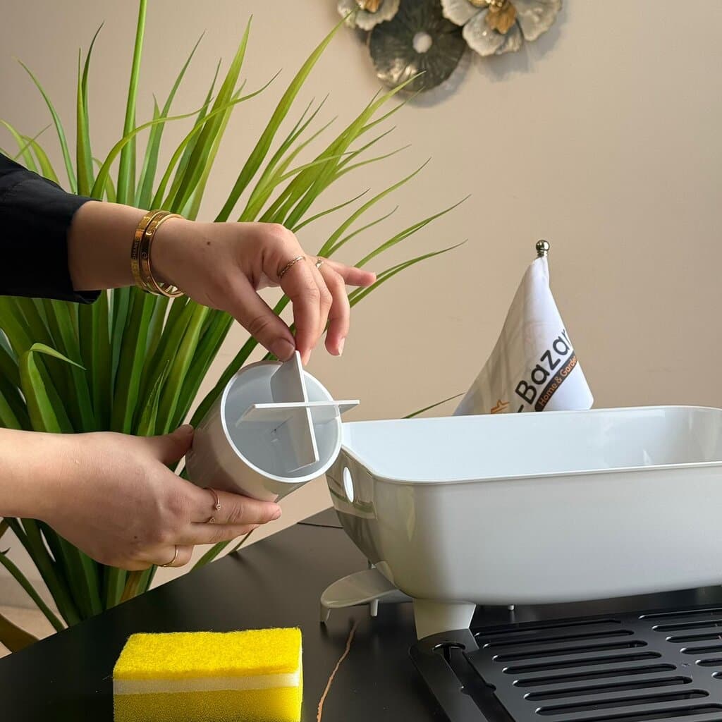 Durable Plastic Kitchen Dish Drying Rack 9
