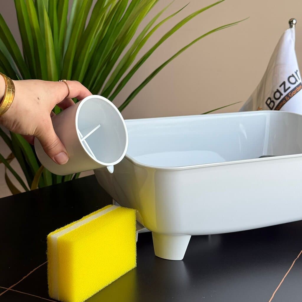 Durable Plastic Kitchen Dish Drying Rack 15