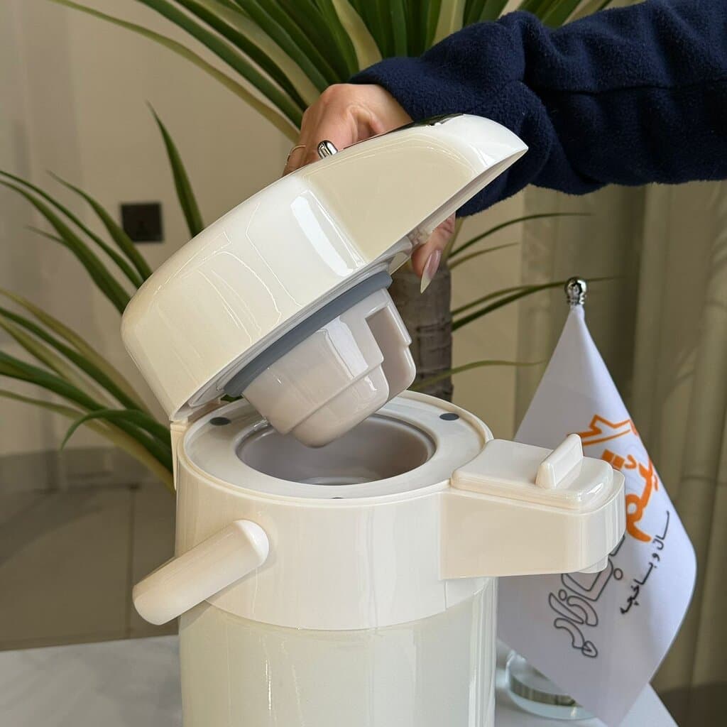Elegant Off-White Coffee & Tea Server 6
