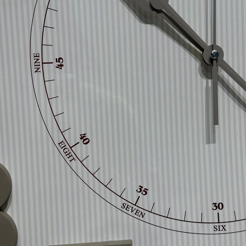 Classic Round Wall Clock With Large Numbers 11