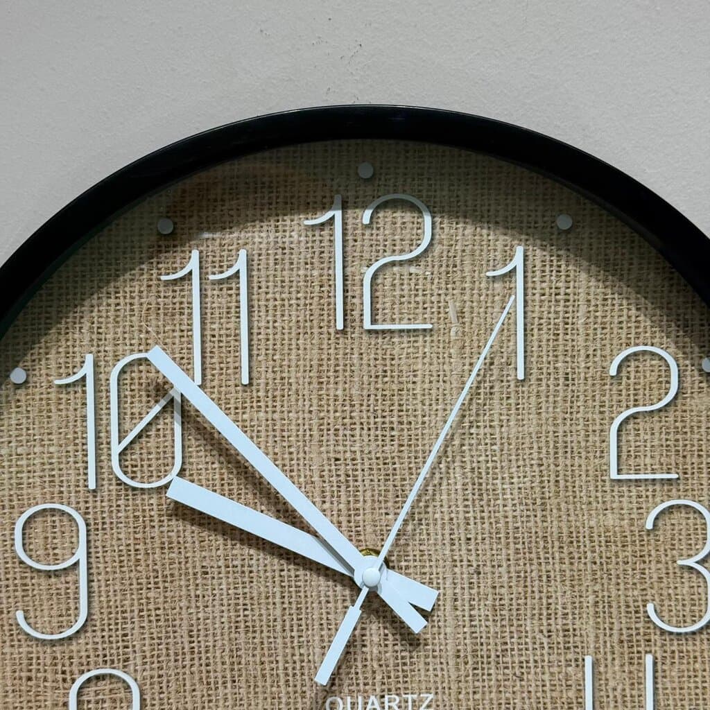 Wood-Style Texture Wall Clocks 4