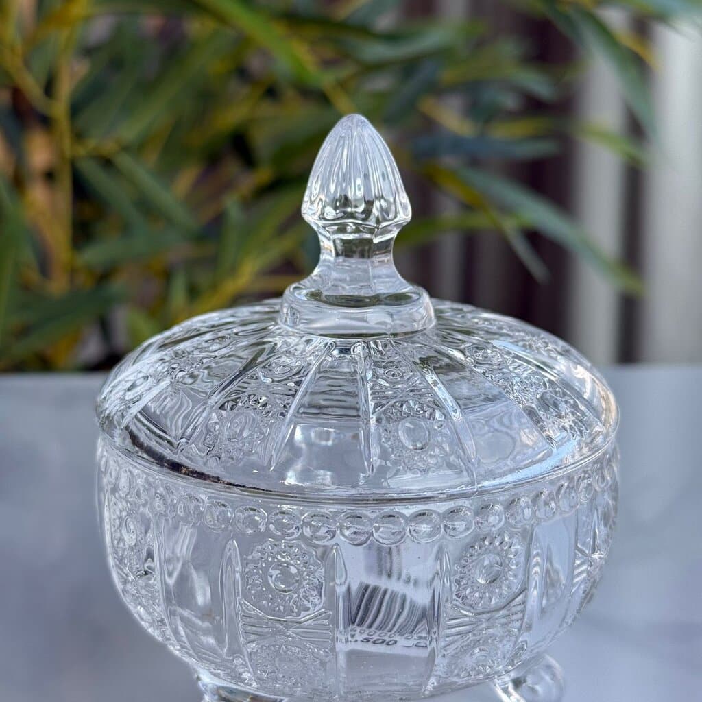 Decorative Crystal Glass Jar 3