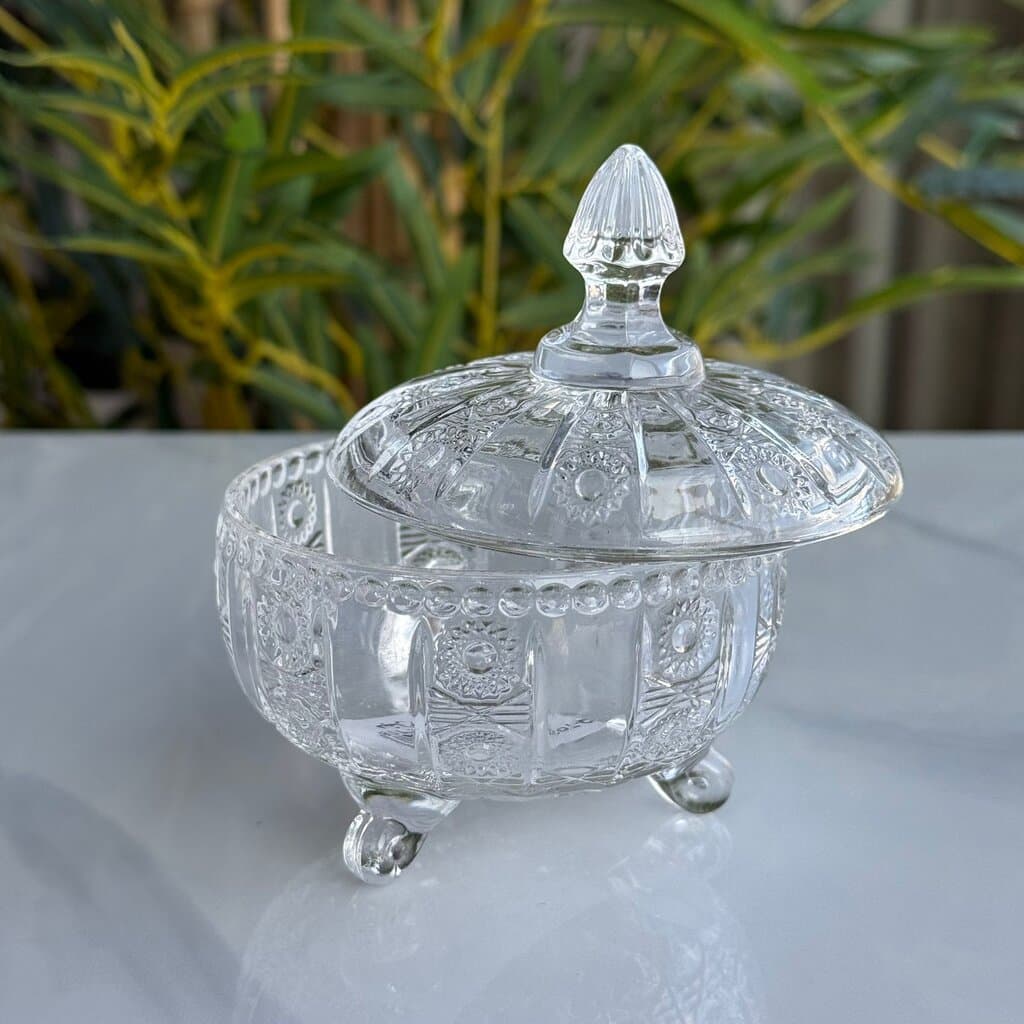 Decorative Crystal Glass Jar 5