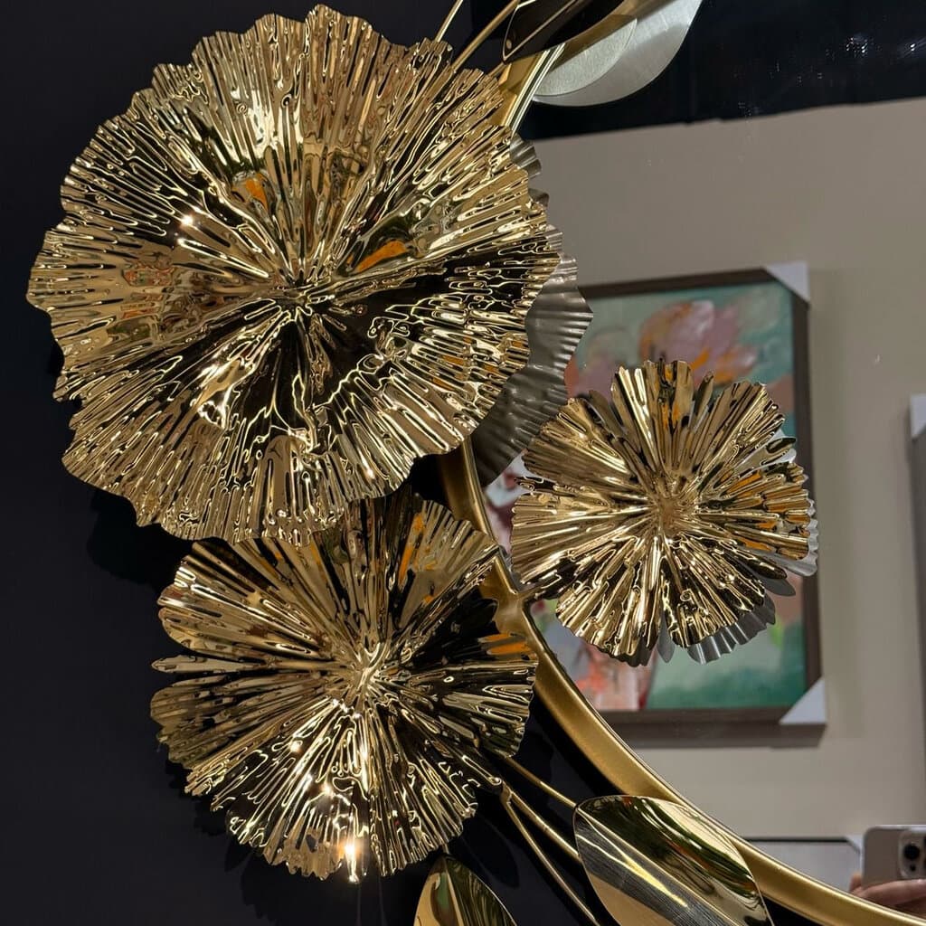 SMB0086 24 Golden Rim Wall Mirror & Decoration 3