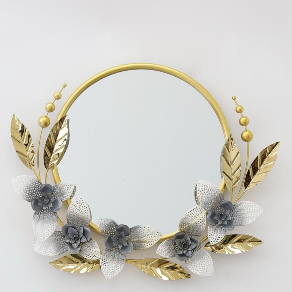 SMB0229 24 Golden Rim Wall Mirror & Decoration 2
