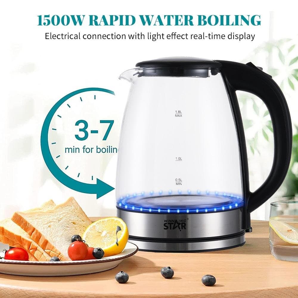 1.8L Glass Electric Kettle 3