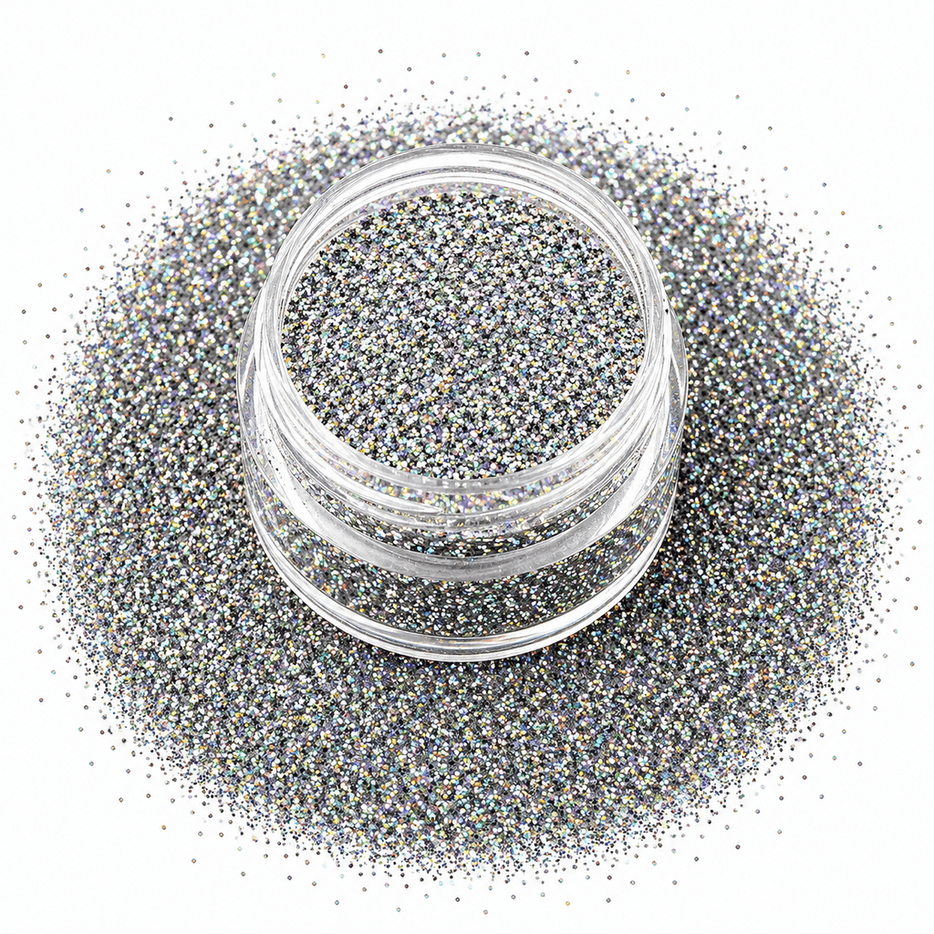 Glitter Laser Effect – KL100C Silver 1