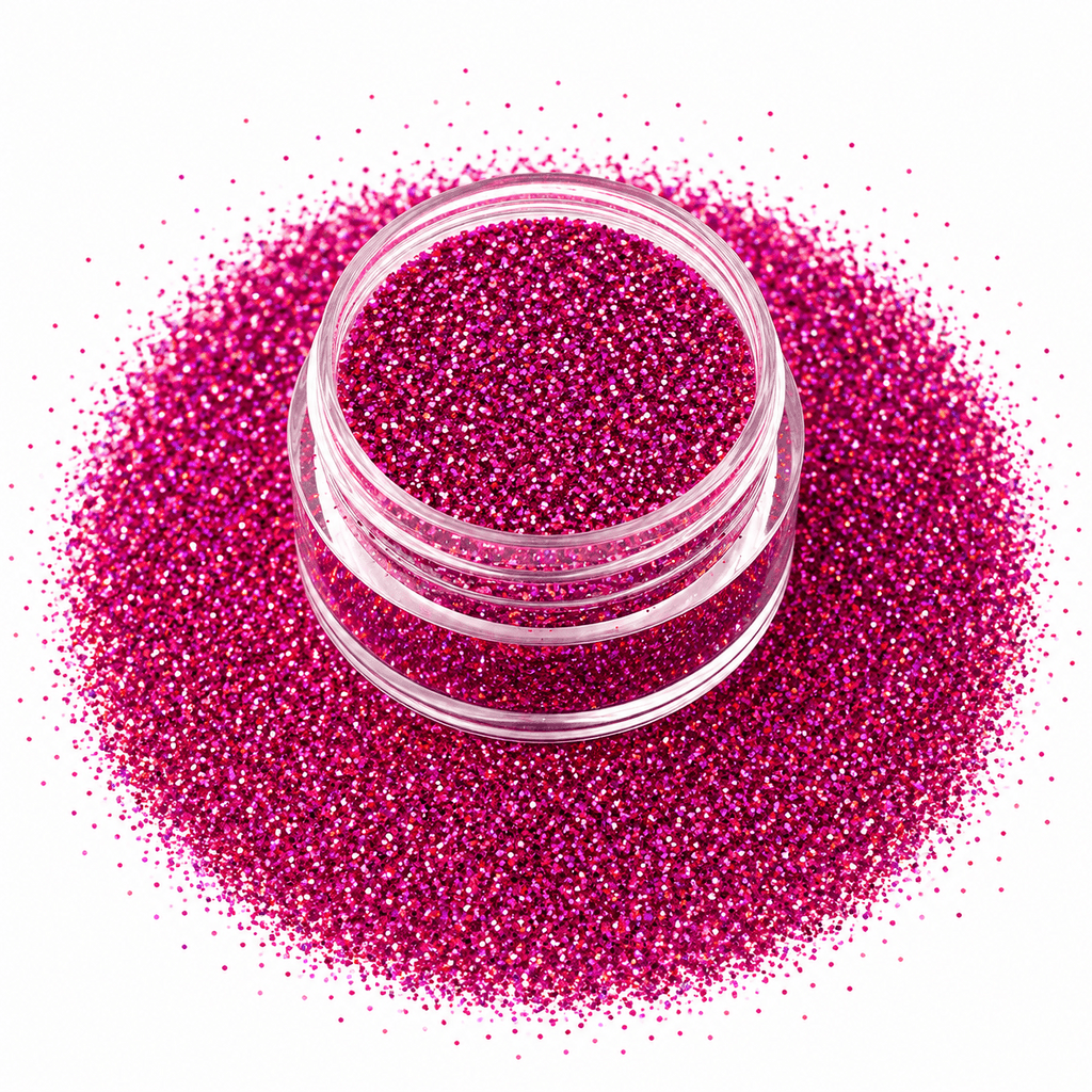 Glitter Laser Effect – KL912C Fuchsia 1