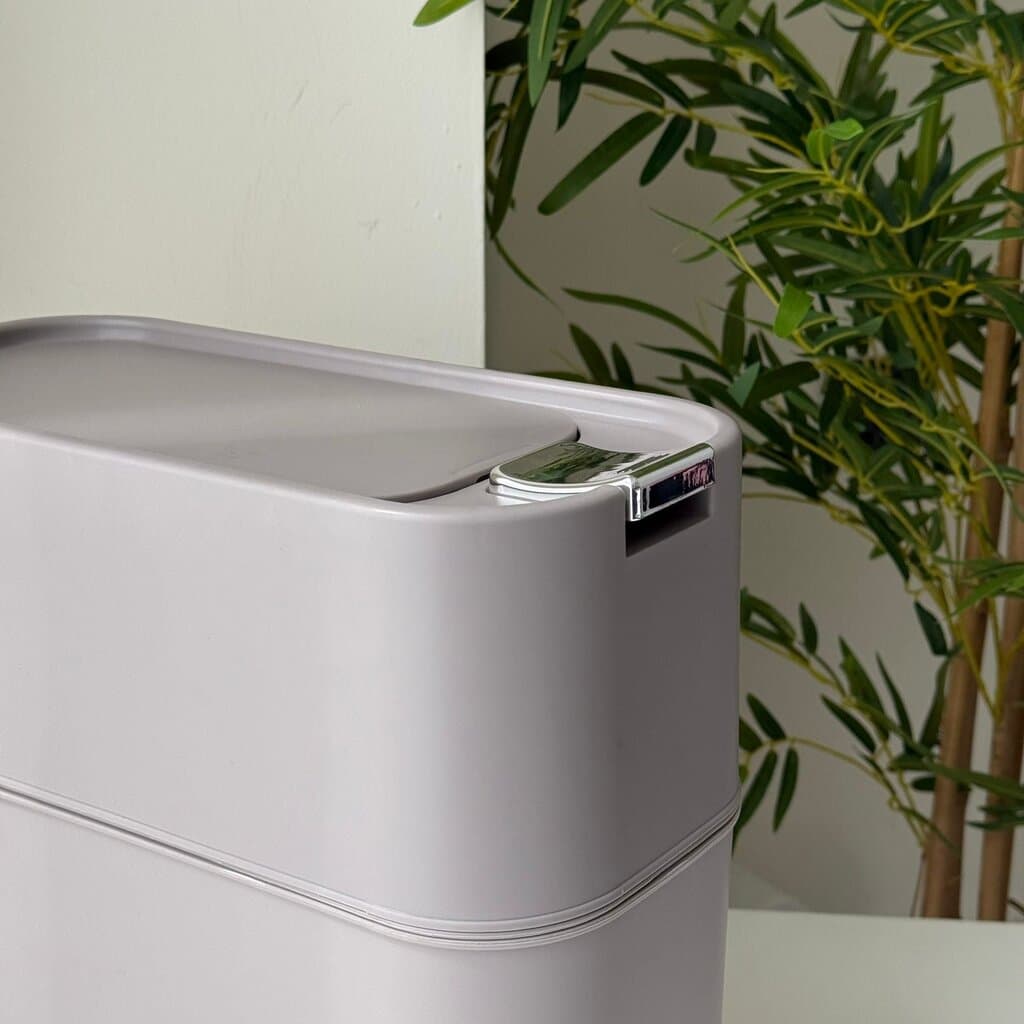 Modern Slim Storage Bin With Lift-Off Lid 3
