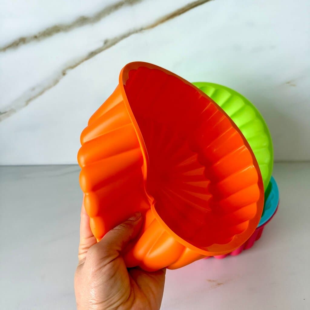 Colorful Silicone Baking Mold – Round Fluted Cake & Dessert Mold 5