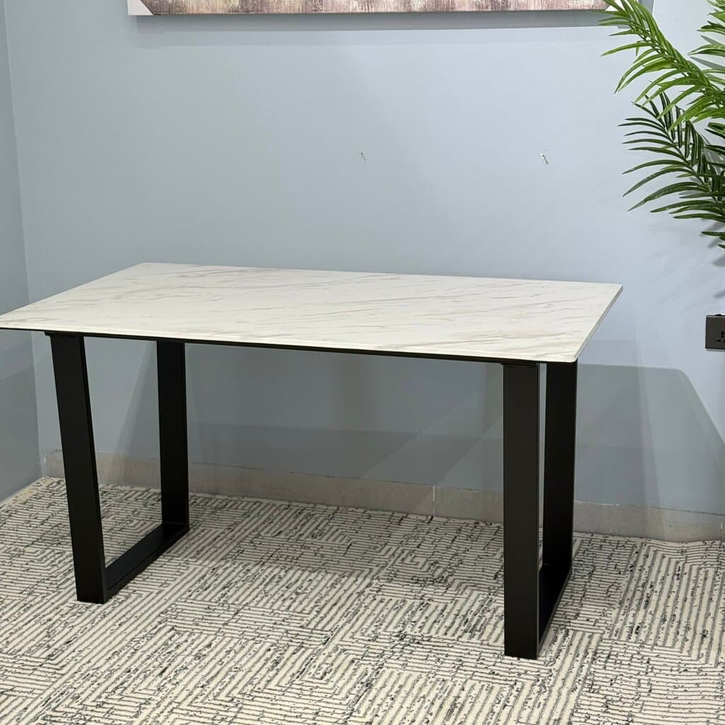Egan Marble - Modern Wooden Dining Table 4