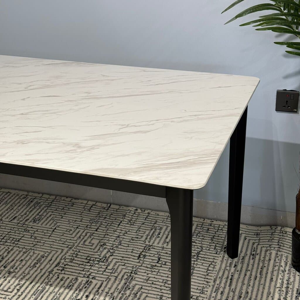 YANICE MARBLE - Modern Wooden Dining Table 2