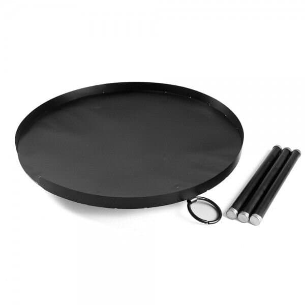 Round Frying Pan with Legs 7