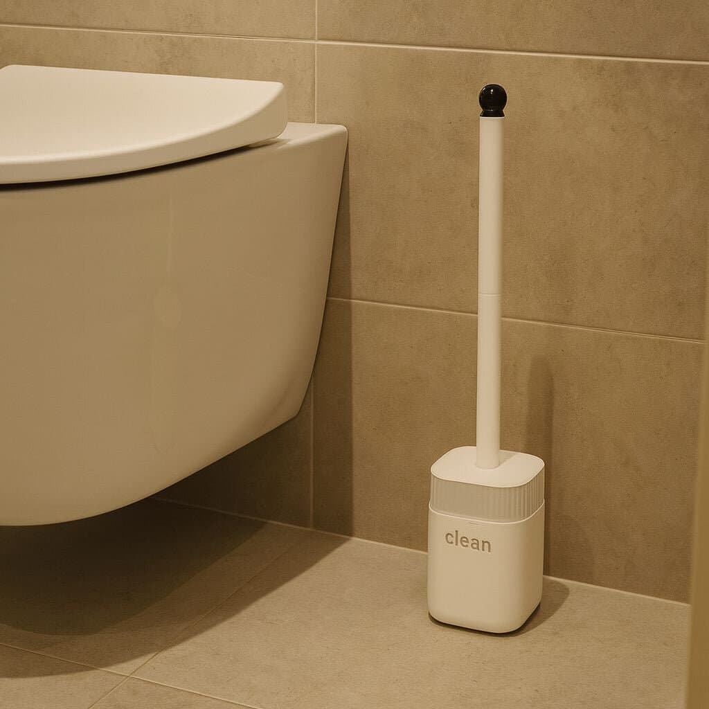 Toilet Cleaning Brush with Removable Holder Cup 2