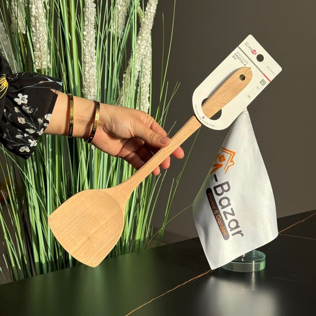 Natural Wooden Spatula 1