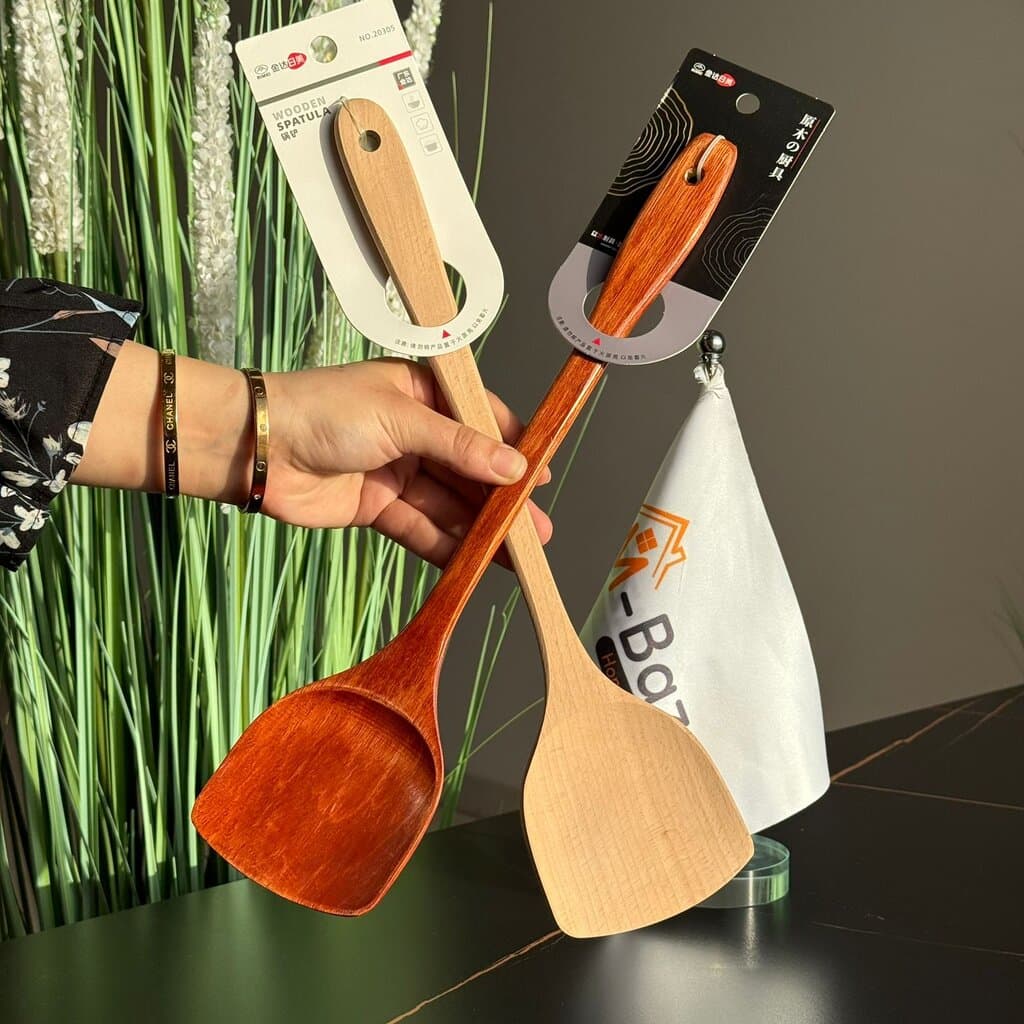 Natural Wooden Spatula 2
