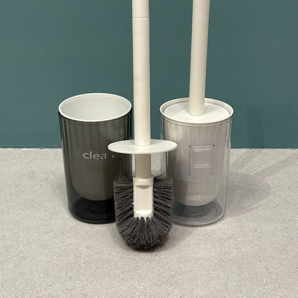 Clean Toilet Brush Set with Removable Inner Cup 5