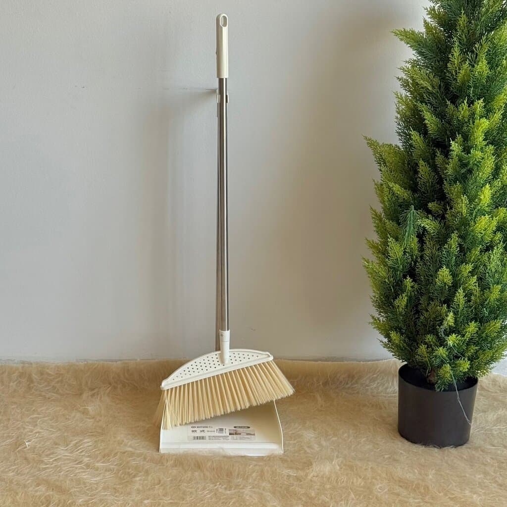 Broom & Long-Handle Dustpan Set 3