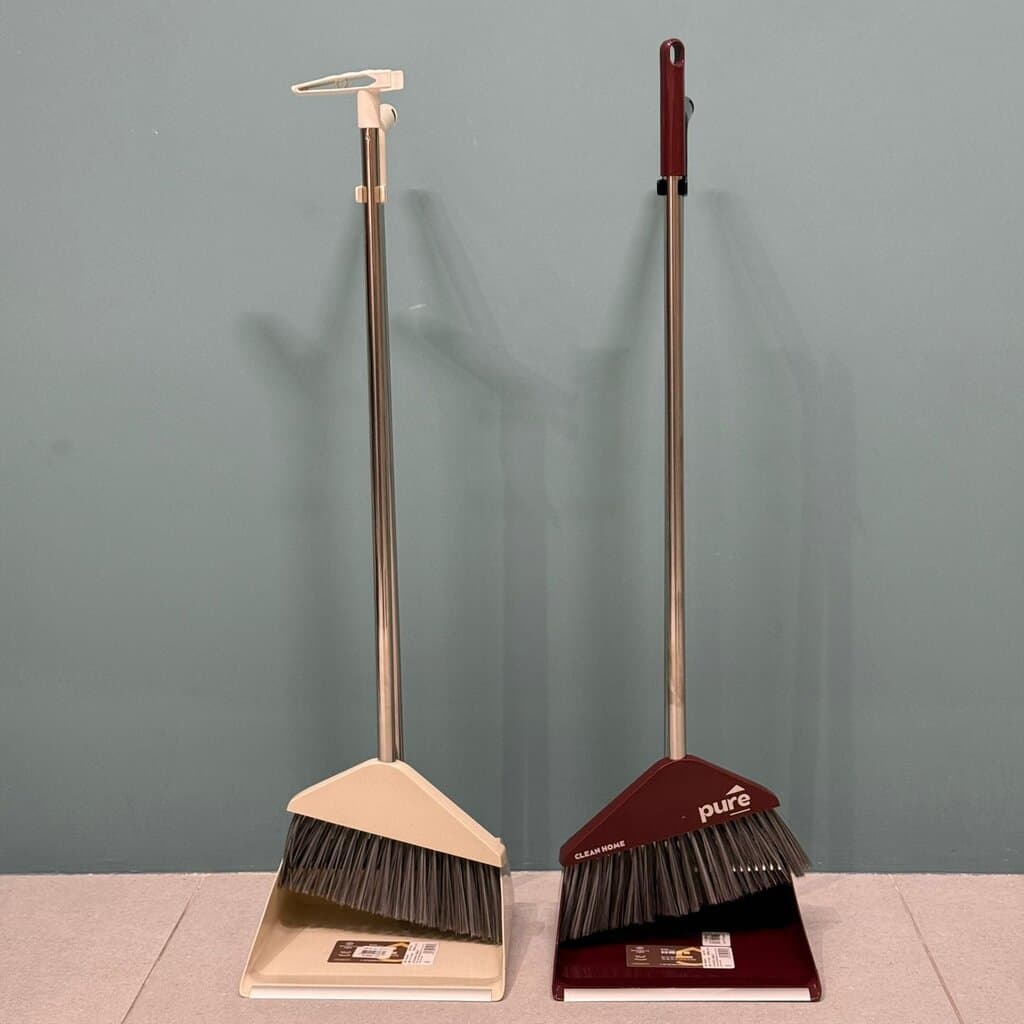 Broom & Long-Handle Dustpan Set 6