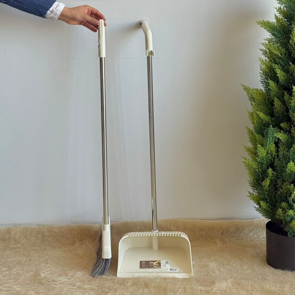 Broom & Long-Handle Dustpan Set 13