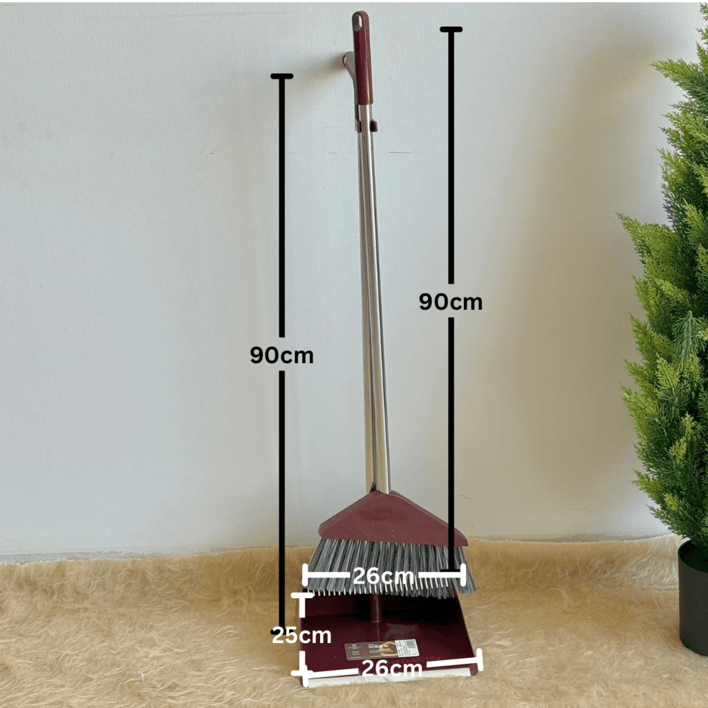 Broom & Long-Handle Dustpan Set 16