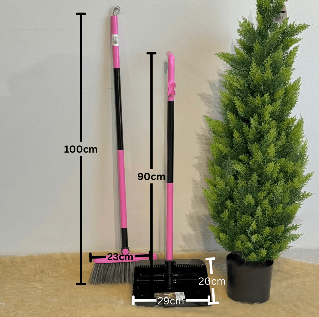 Rotating Broom & Long-Handle Dustpan Set 14