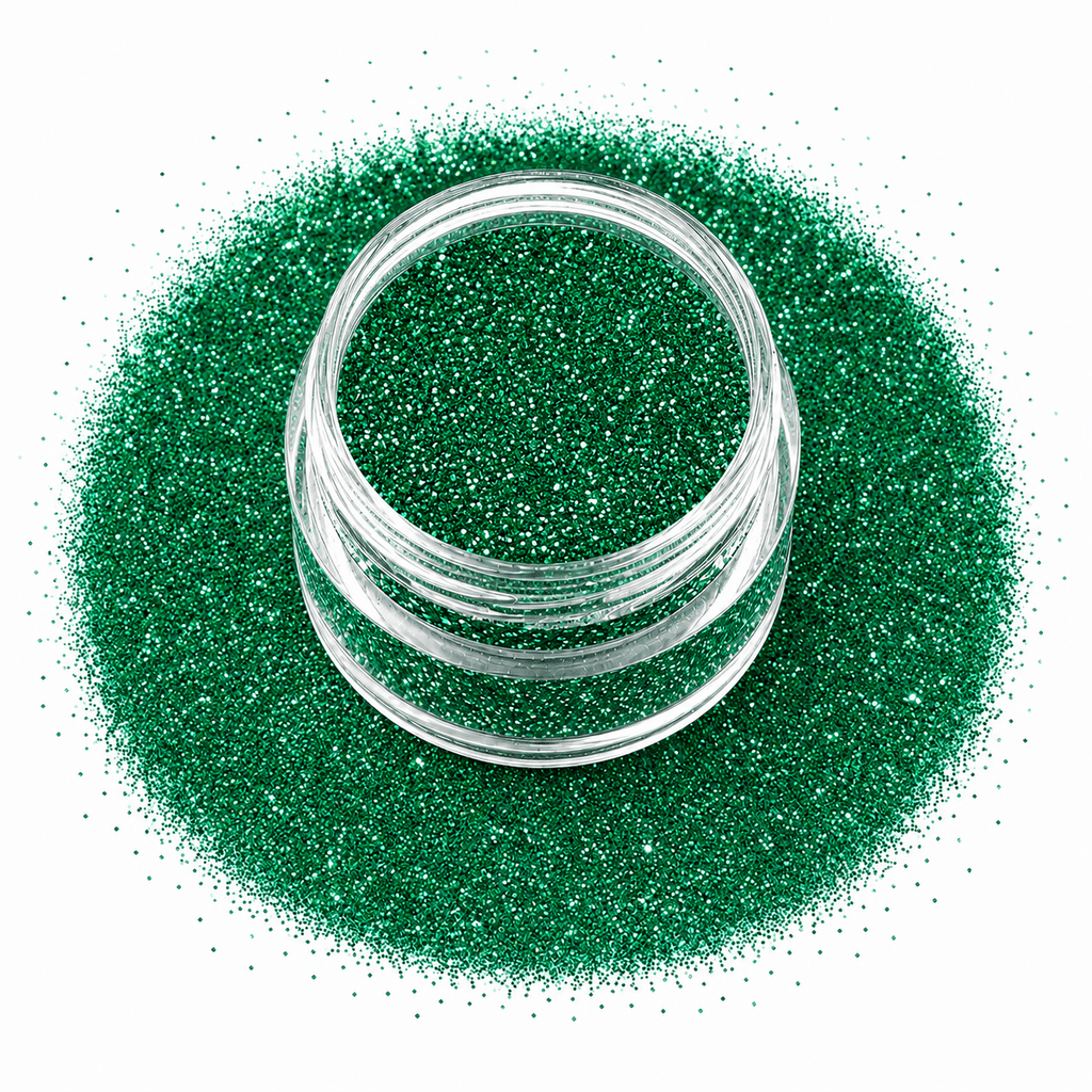 Glitter Laser Effect – KC602 Emerald Green 1
