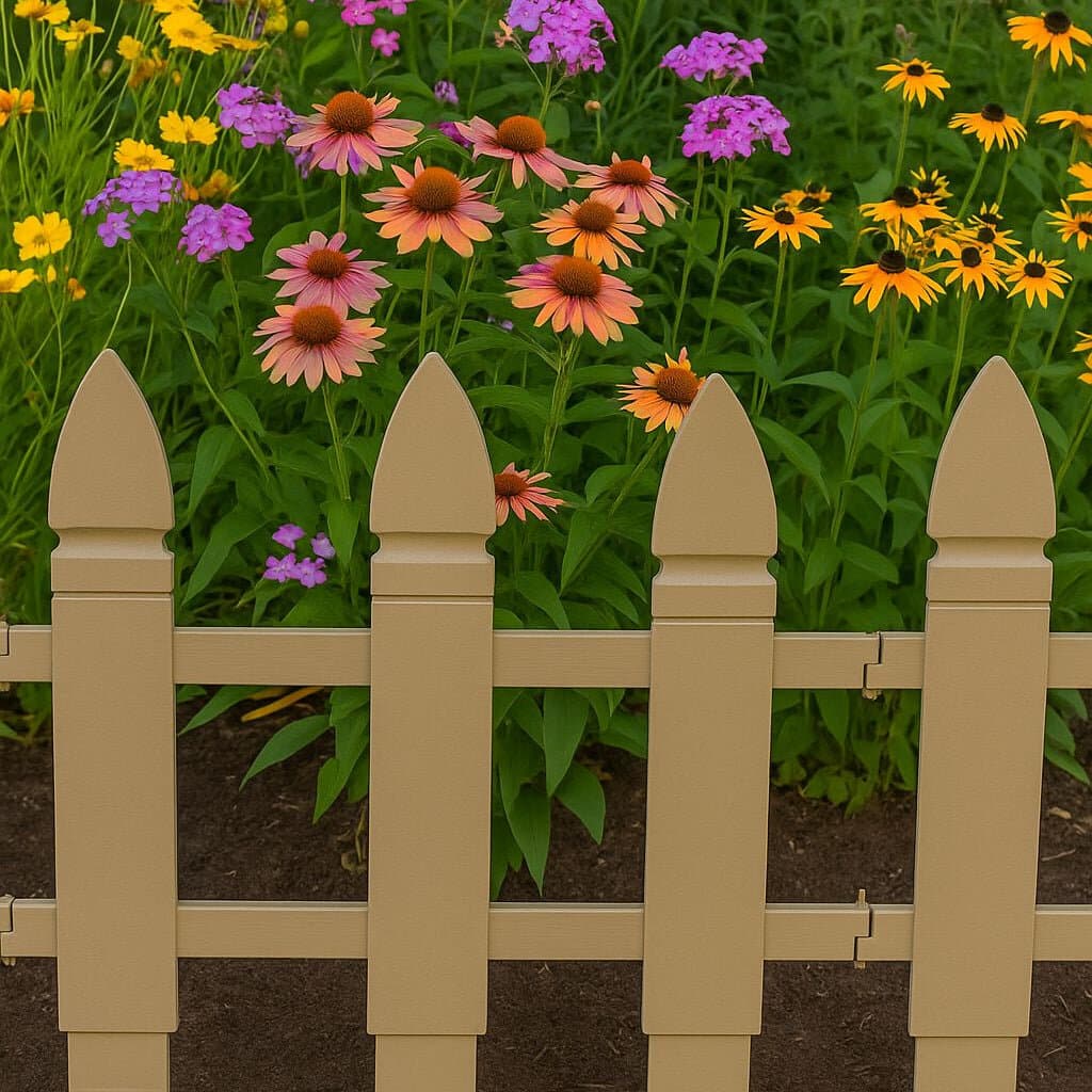 Plastic Picket Garden Fence 2