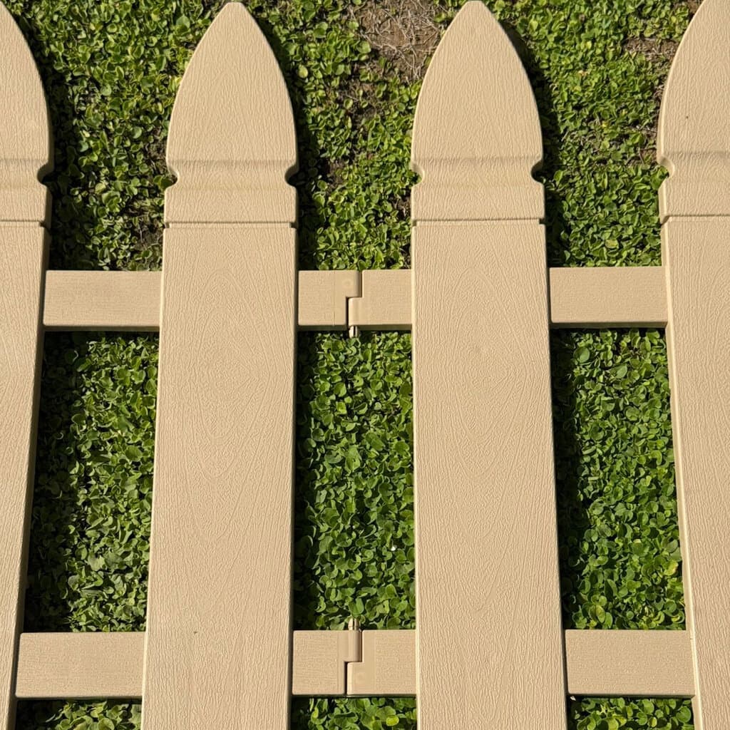 Plastic Picket Garden Fence 7