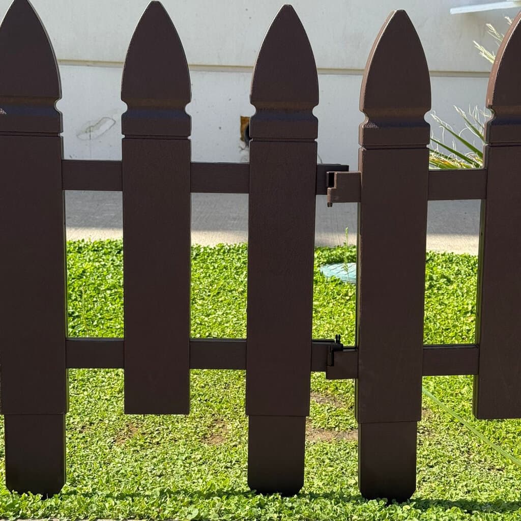 Plastic Picket Garden Fence 8